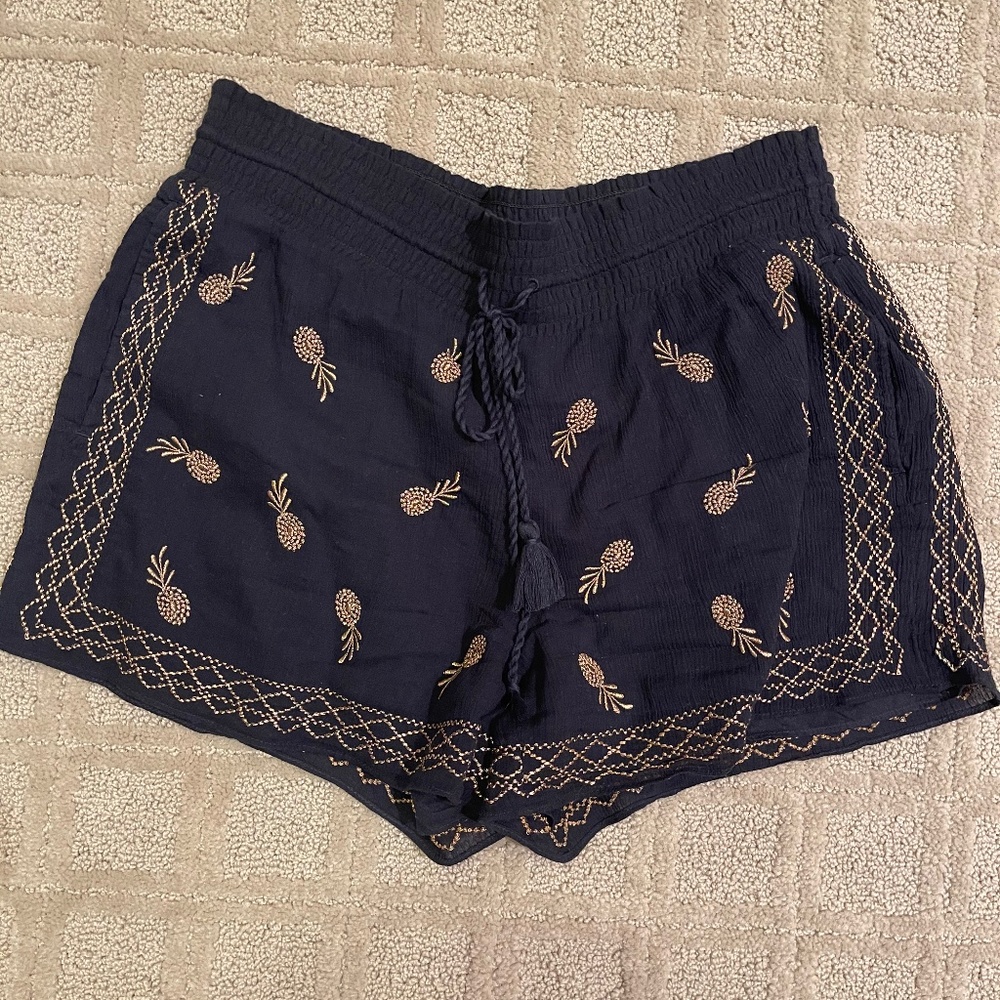 Linen pineapple short